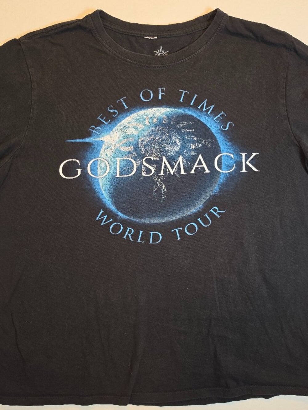 Godsmack Best of Times World Tour 2023 Black Concert T-Shirt Size L